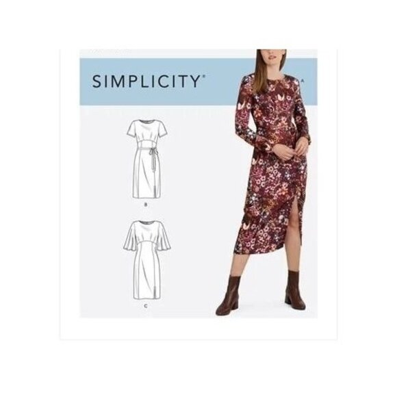 Simplicity Sewing Pattern 10744 9173 Misses Dress Size 16-24 - Picture 1 of 5